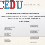 15 de outubro: Dia do professor