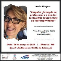 Aula Magna do curso Doutorado em Ensino (RENOEN)