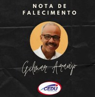 Nota de falecimento - Gilmar Araújo