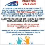 Participe do PDU do CEDU