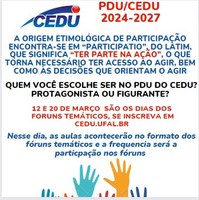Participe do PDU do CEDU