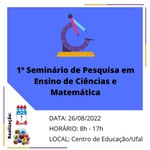 PPGECIM realiza Seminário de Pesquisa em Ensino de Ciências e Matemática