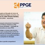 Nota de pesar pela partida do prof. Dr. Silvio Sanchez Gamboa