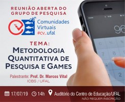 Reunião aberta discutirá pesquisa quantitativa