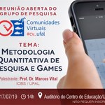 Reunião aberta discutirá pesquisa quantitativa