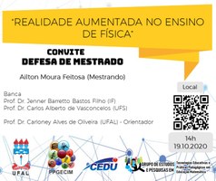 Convite para defesa de Ailton Moura