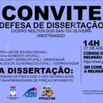Convite para defesa de Cícero Neilton dos Santos Oliveira