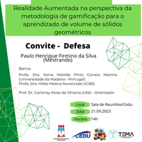Convite para defesa de Paulo Henrique Firmino da Silva