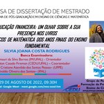 Convite para defesa de Silvia Joana Costa Rodrigues