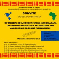 Convite para defesa de Suzi Alves Silva