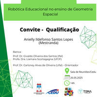 Convite para qualificação de Anielly Ildefonso Santos Lopes