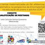 Convite para qualificação de Leila Quaresma
