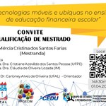 Convite para qualificação de Mércia Farias