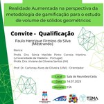 Convite para qualificação de Paulo Henrique Firmino da Silva