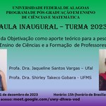 PPGECIM convida a todos para Aula Inaugural de 2023