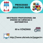 PPGECIM lança edital para seleção de 2022